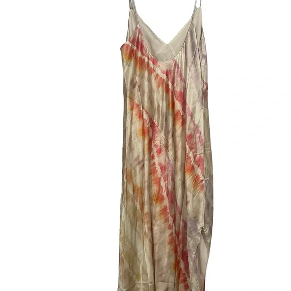 ALLSAINTS All Saints MELODY MAREA SILK BLEND Watercolor MIDI Dress New 8 - Picture 4 of 13
